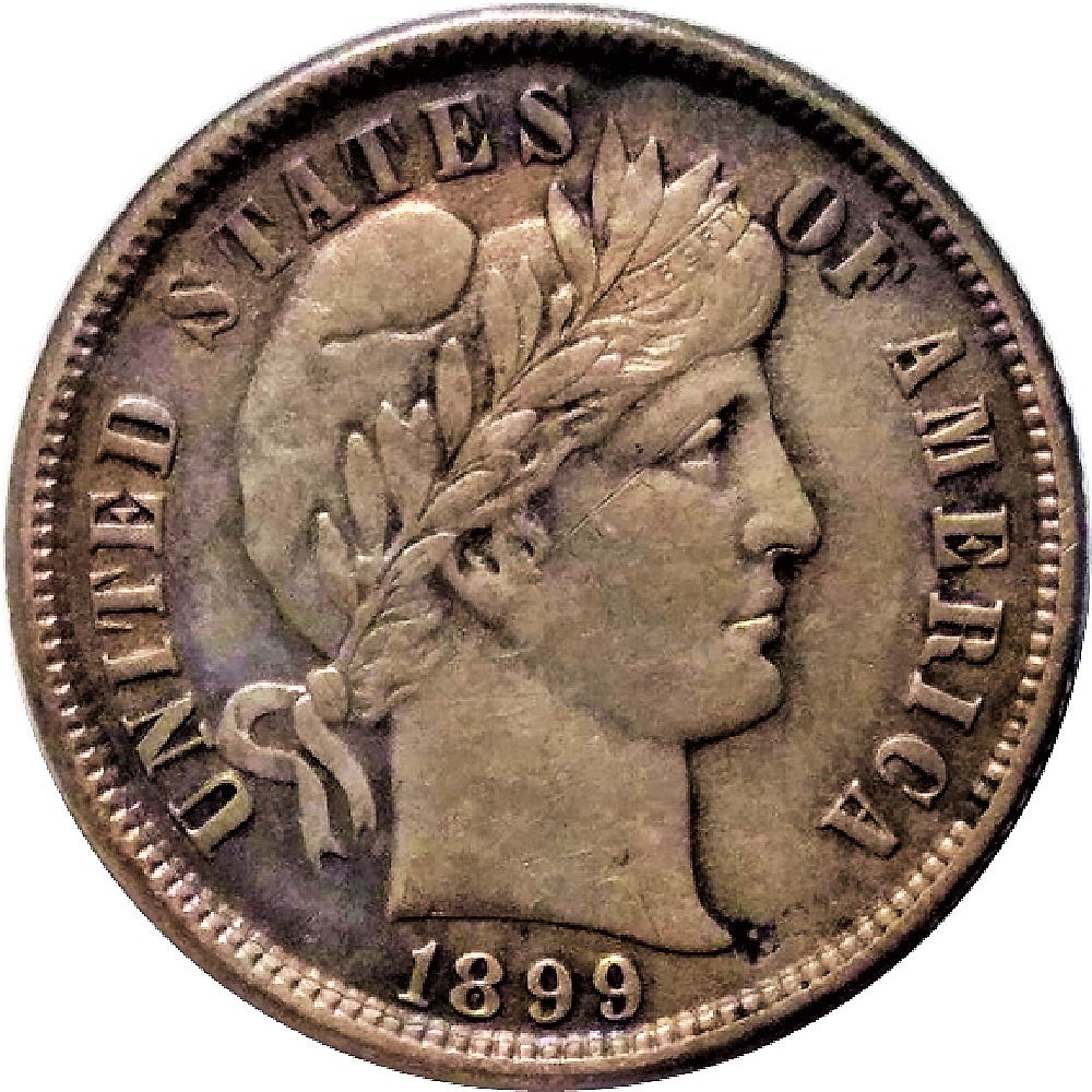 1899-Barber-Silver-Dime